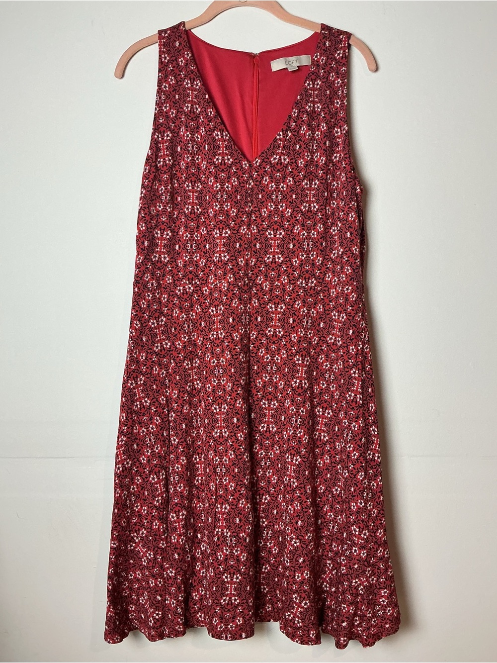 LOFT Women’s Floral Sleeveless Dress Size L